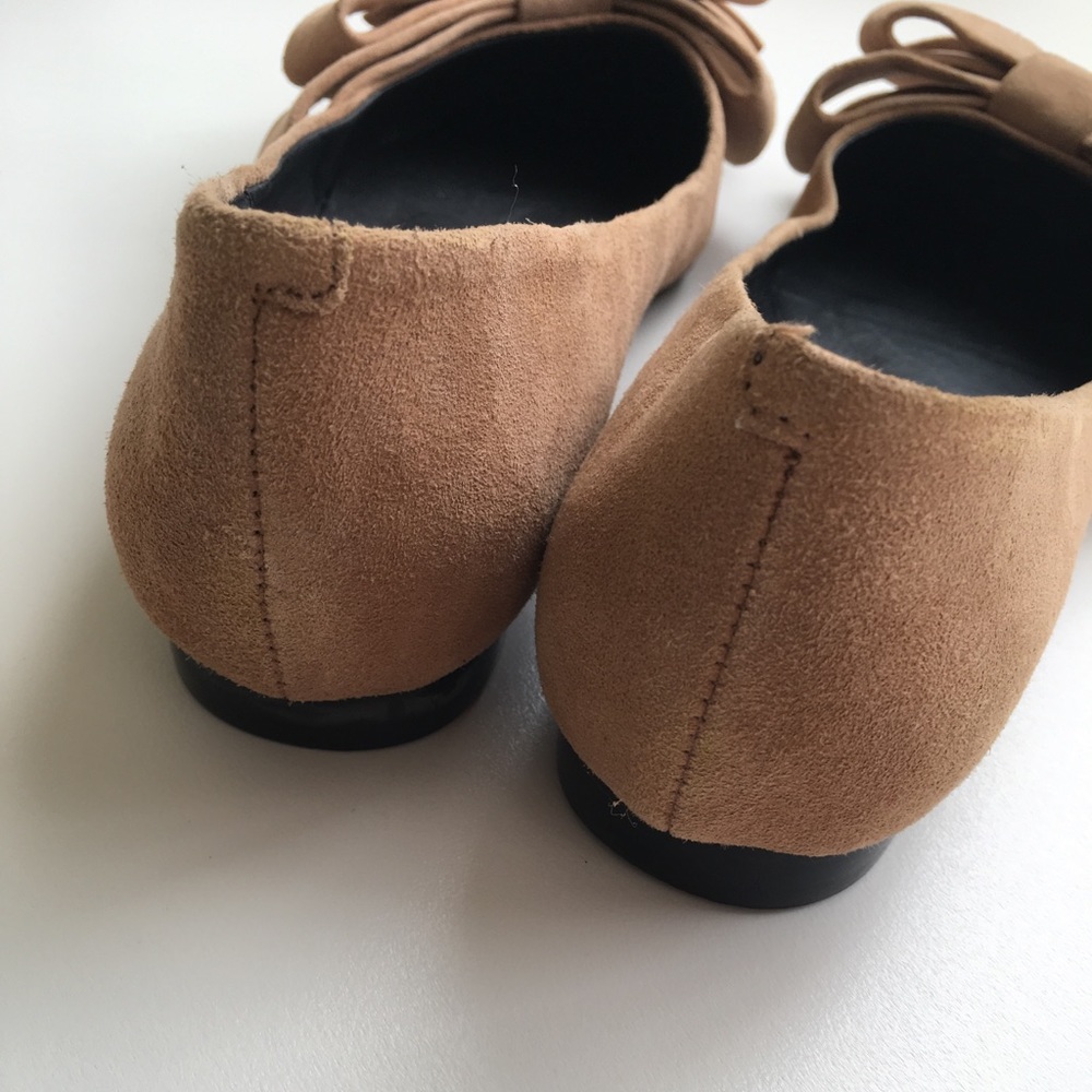 Jeffrey Campbell Ruston Bow Suede Flats - Picture 6 of 7